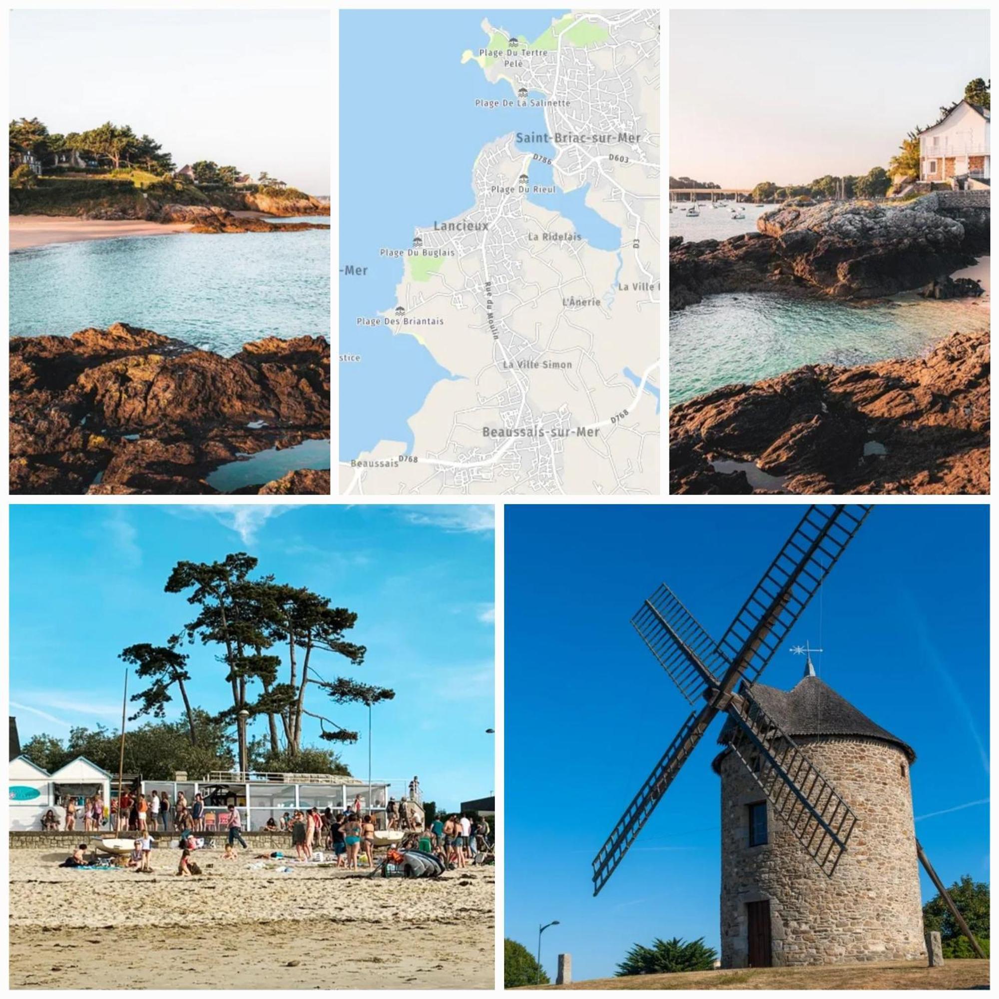 Maison Familiale Sur La Cote D'Emeraude Lancieux Buitenkant foto
